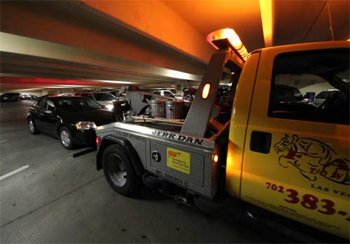 Byte av hyrbil i Las Vegas