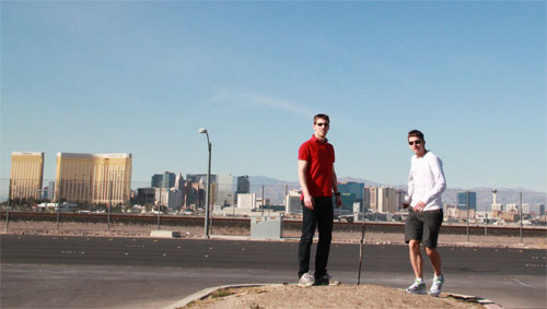 The strip i las vegas! The strip i las vegas med flygplasten