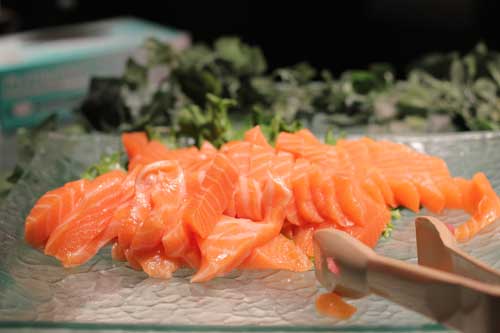 Todai buffe lax i Las Vegas Buffé med sushi-lax i Las Vegas