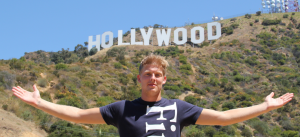 Hollywood-skylten Los Angeles resa