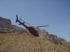 Helikopter i västra grand Canyon i Arizona från Vegas