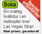 Boka helikopter p� Las Vegas strip.