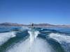Vattenskidor-hopp p� Lake Mead i Las Vegas