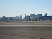 Flyg Mccarran Airport landat i Las Vegas